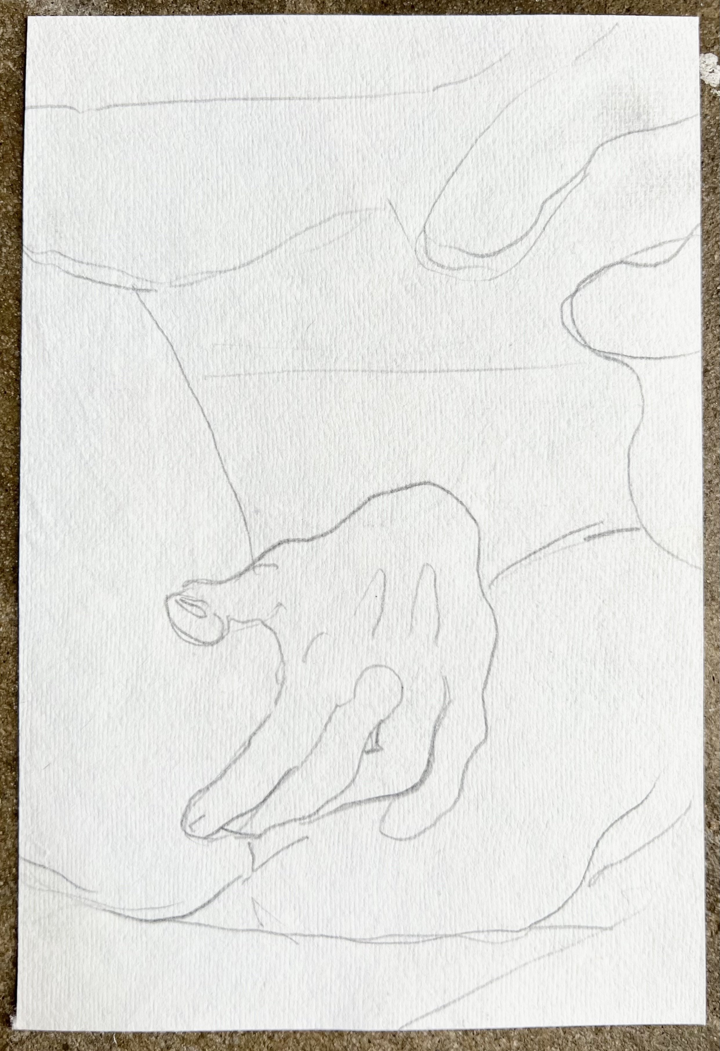 Fingering study i (reverse of Ass study)