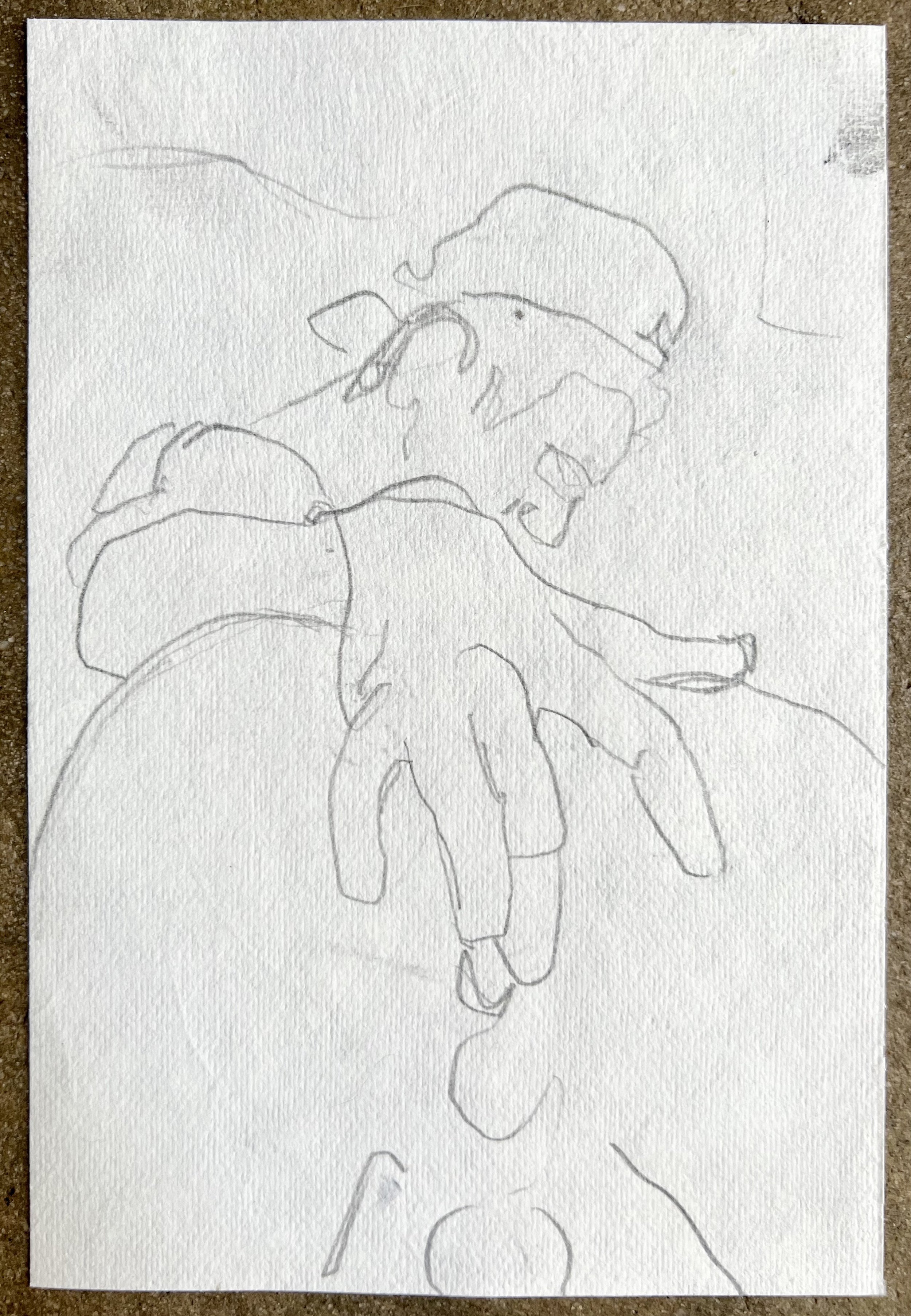 Fingering study ii (reverse of Fingering study iii)