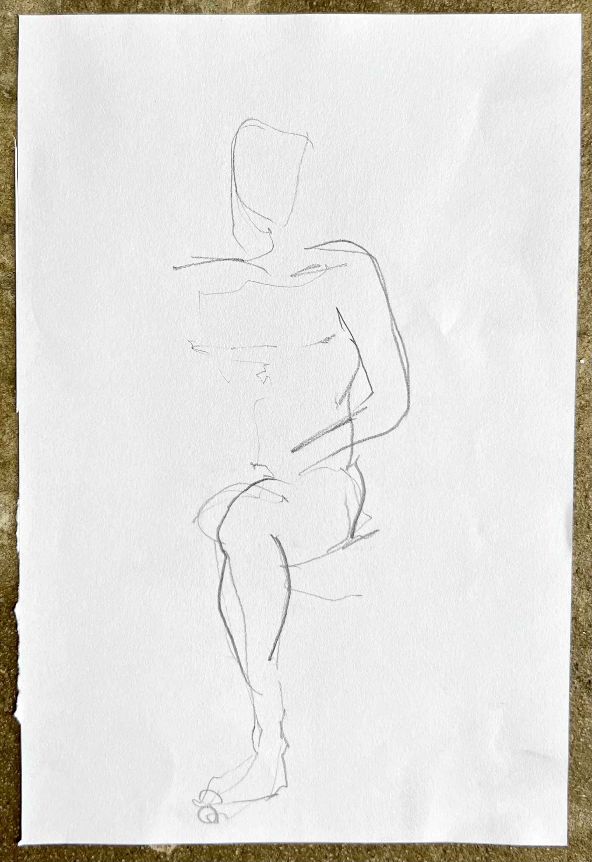 Male figure gesture vi