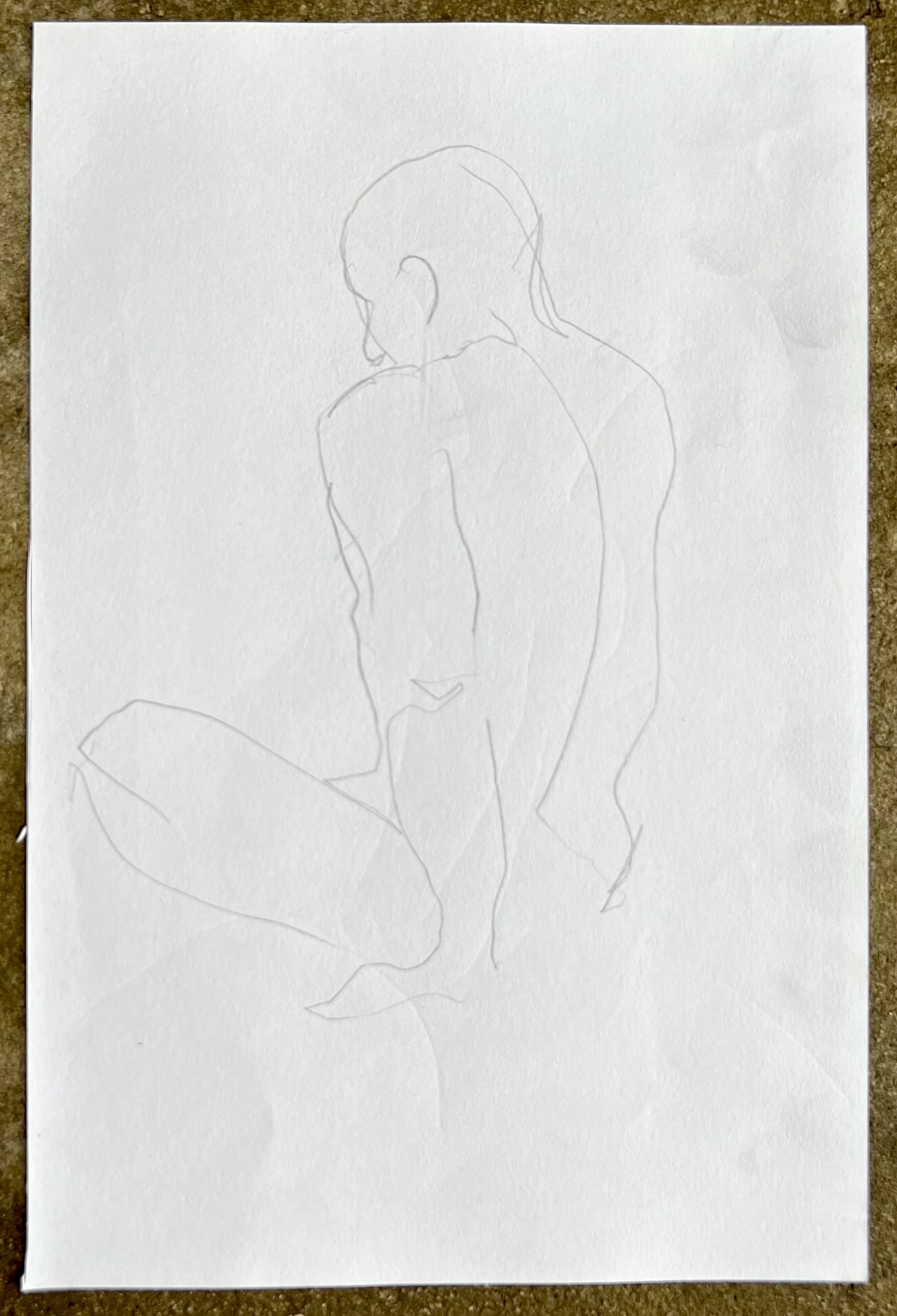 Male figure gesture v