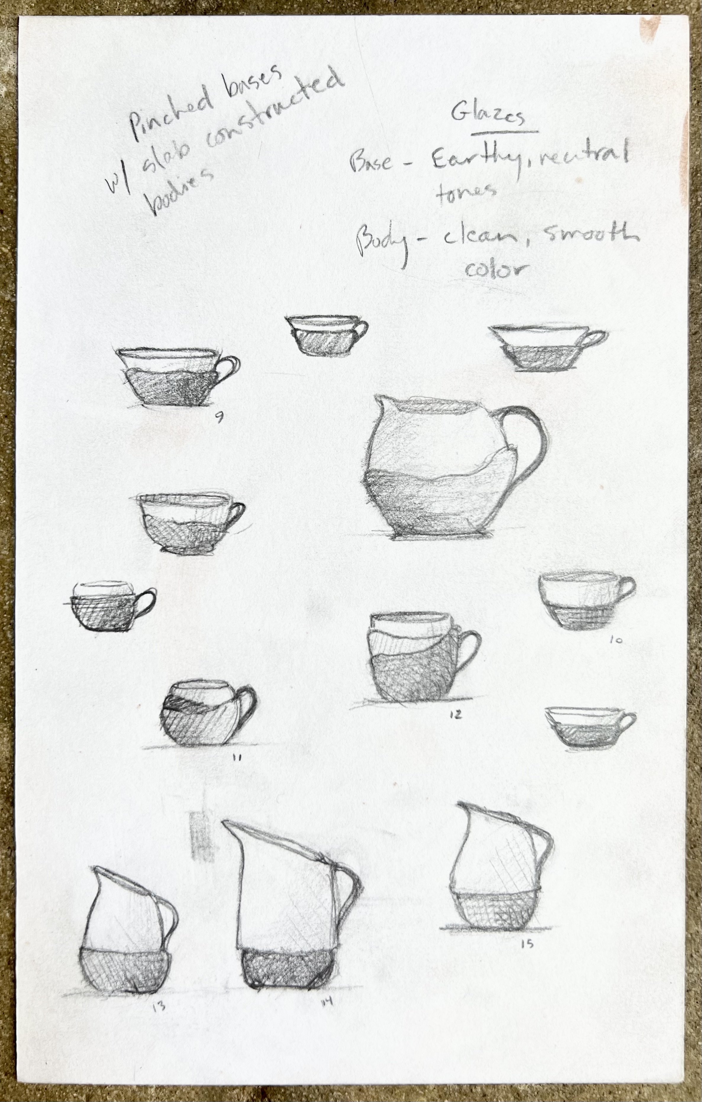 Cup studies ii