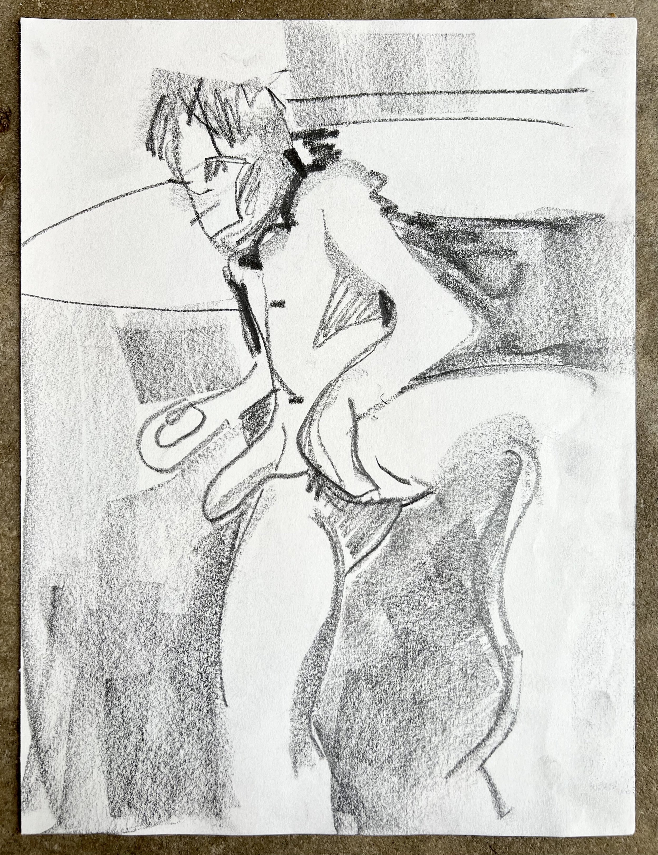 Nude male study iii