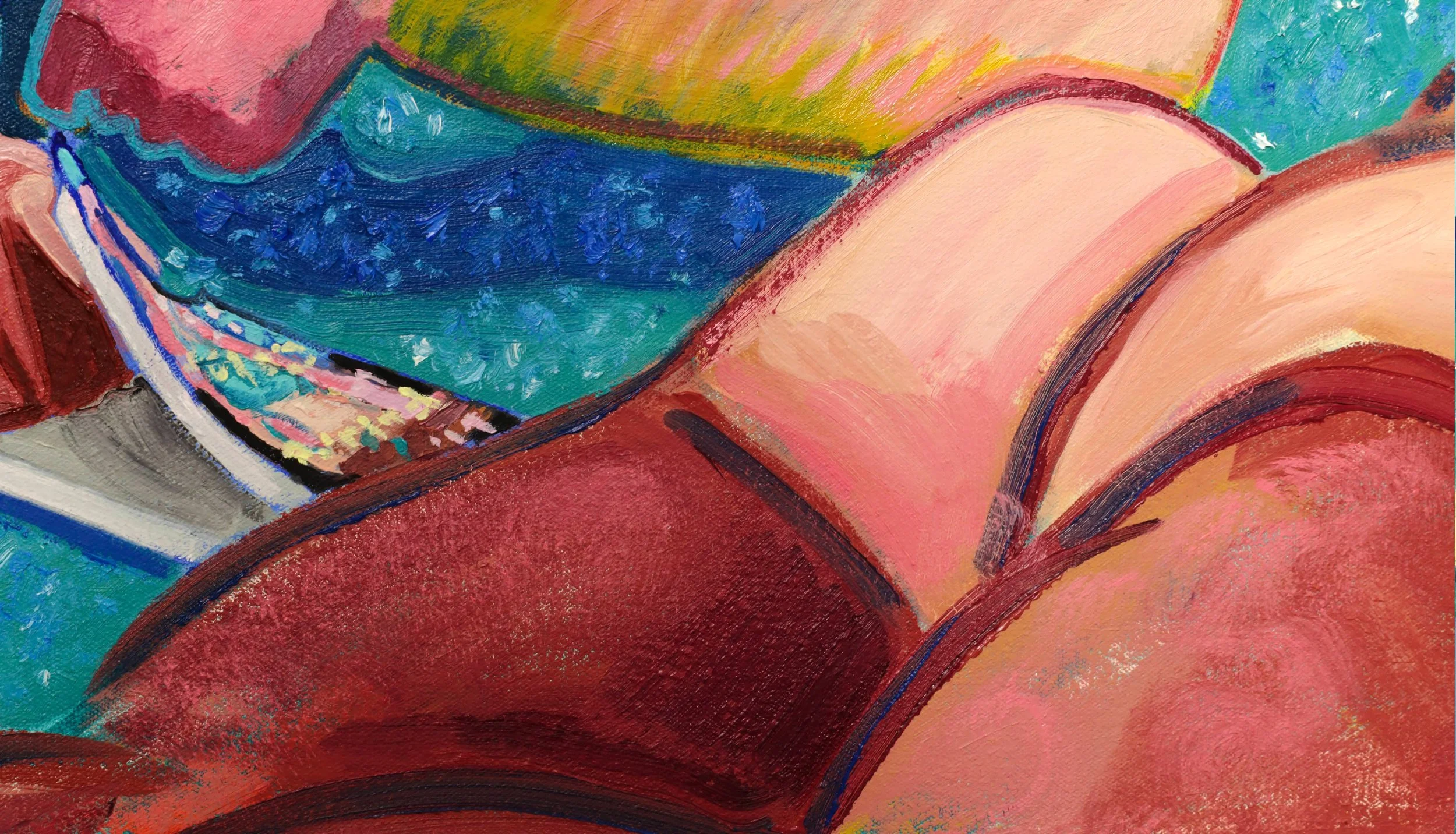 Boys in the sand (detail)