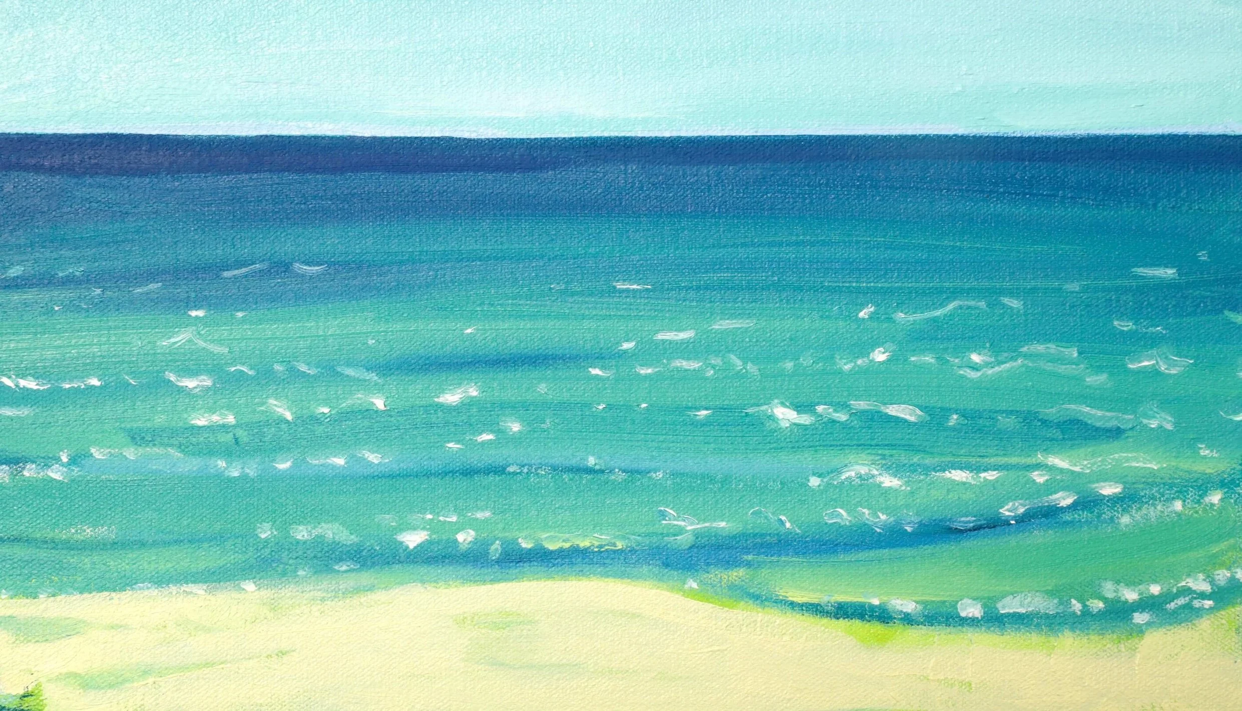 Boys in the sand (detail)