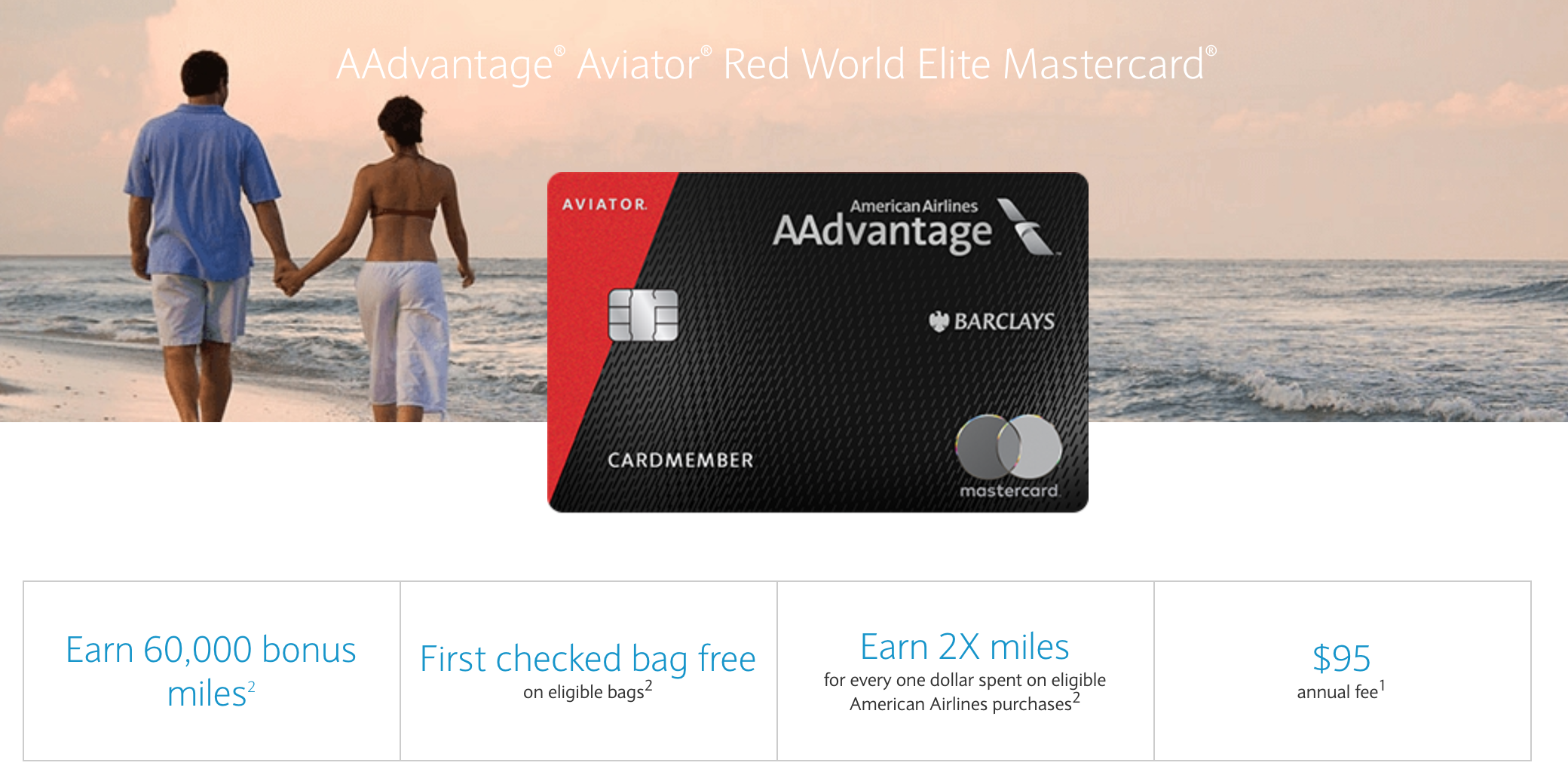 60,000 Miles for making one purchase and paying the $95 annual fee. Amazing!