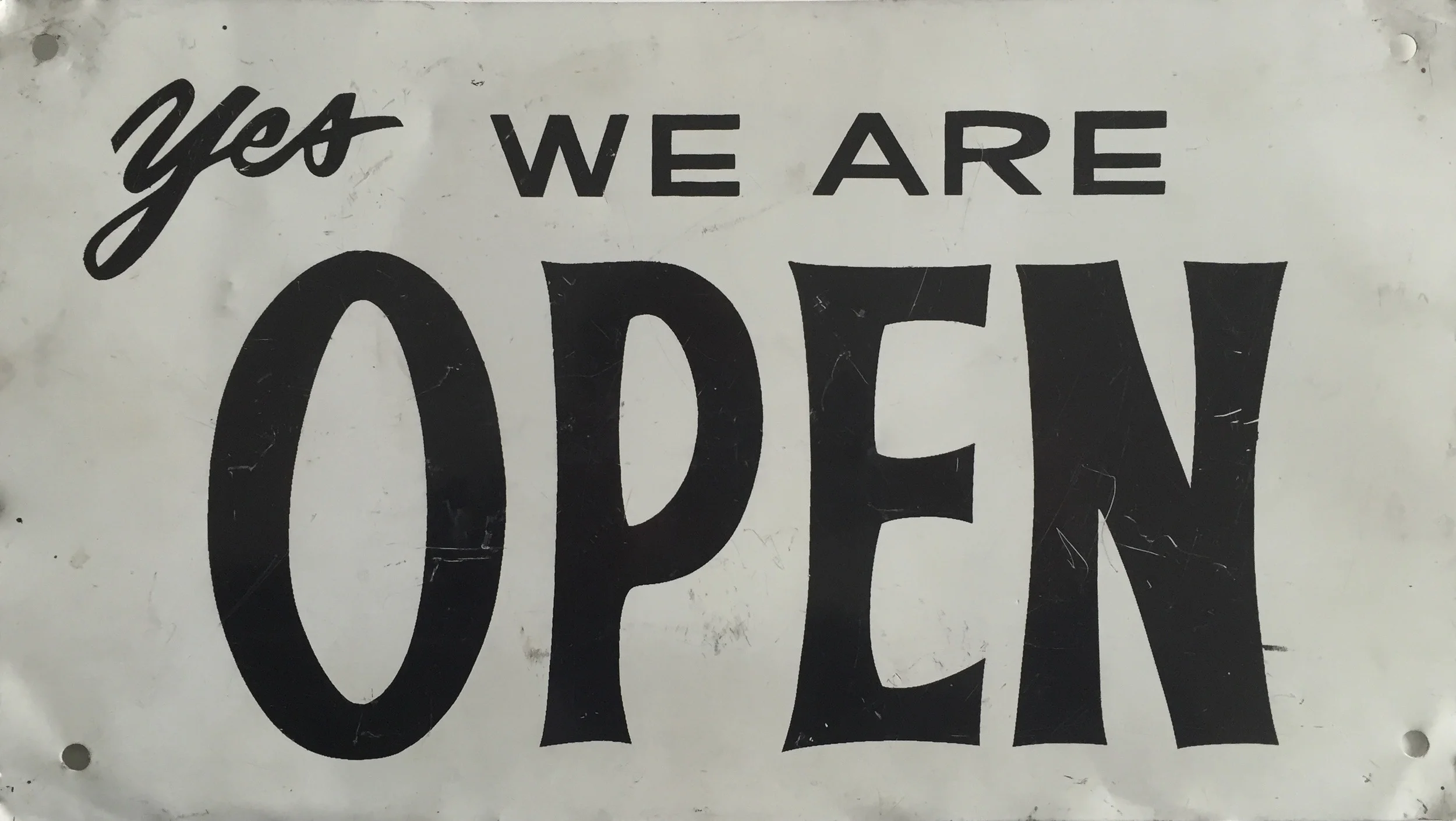 Yes, we are!