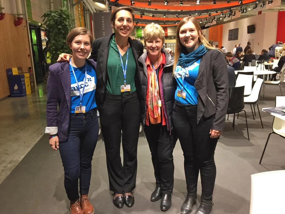 Australian Youth Climate Coalition at COP 21 Pars 2015.