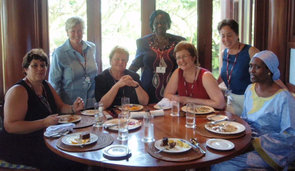 Meeting Gro Harlem Bruntland who chaired the Bruntland Commission Our Common Future.