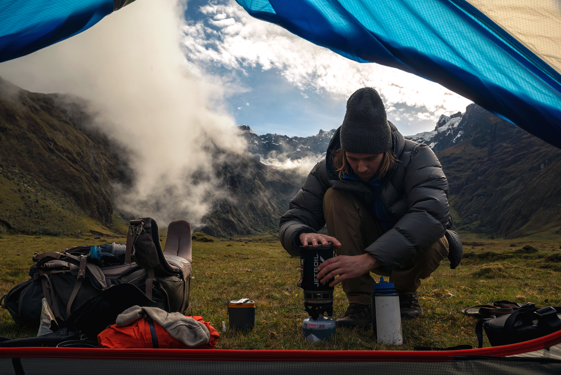 We then drove south along the Cordillera to a rarely visited National Park: El Altar. The remnants of a volcano larger than Everest that blew its top centuries ago, the Valle Collanes and Laguna Collanes provided us with days of eye-popping peaks and valleys far from any crowds.
