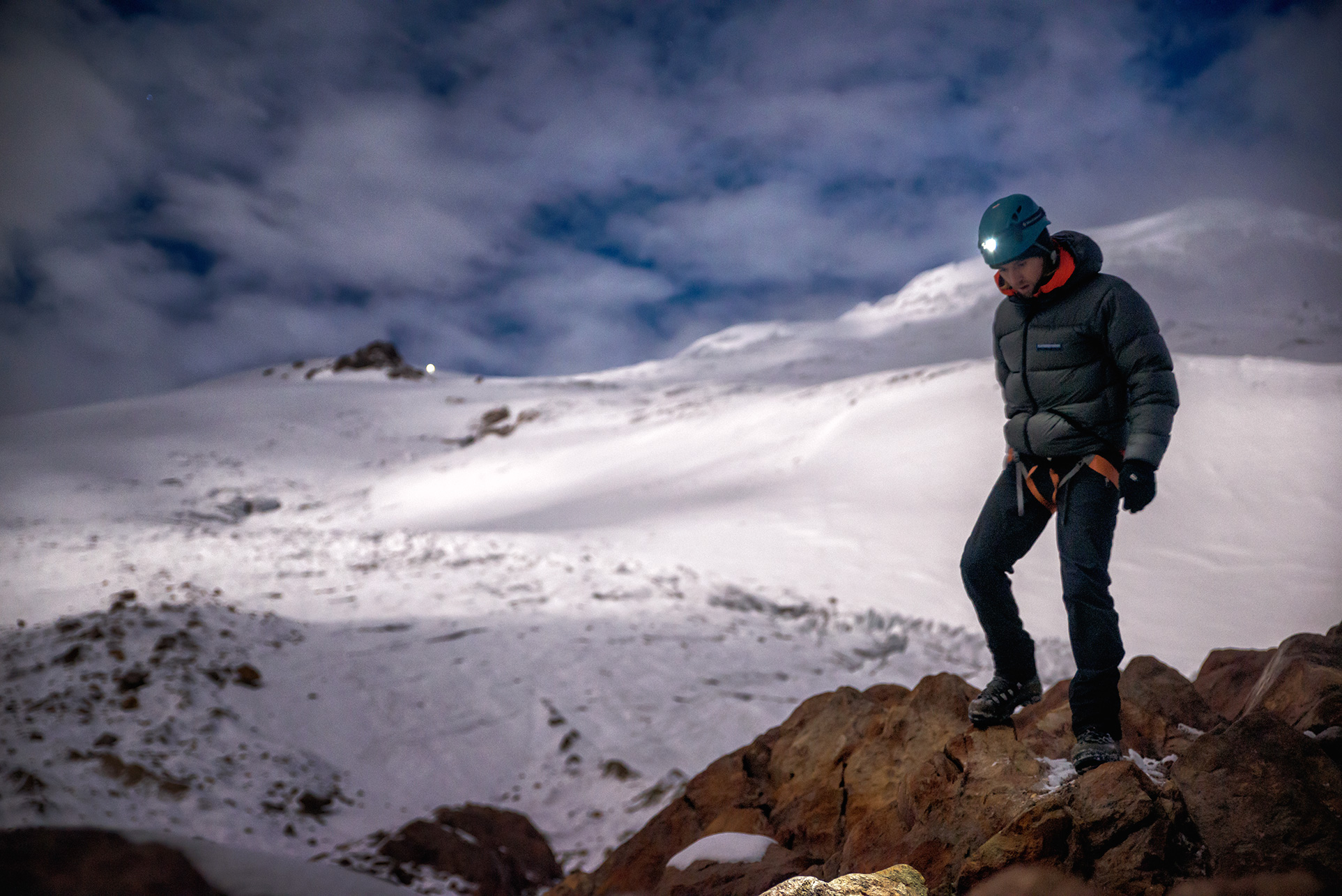 The final leg of our two-week trip took us back north to Cayambe, Ecuador's third-tallest volcano, for a summit attempt. After a day of acclimatization hikes we set off for the peak well before dawn. But hazardous avalanche conditions forced us to turn around at 17,500 feet--about 1,400 feet shy of the summit.