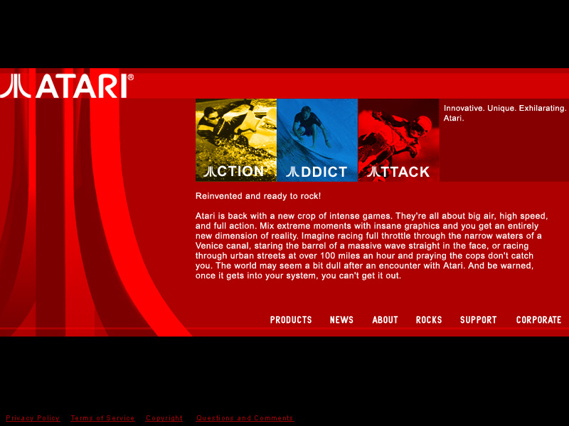 Atari Homepage