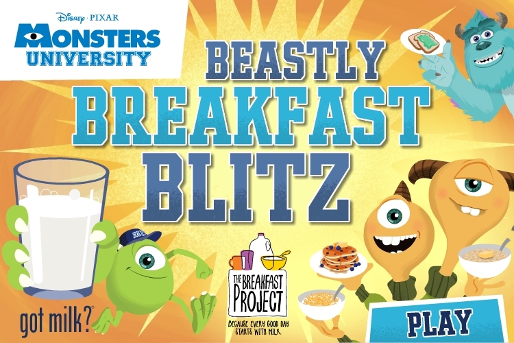 Monster's U: Beastly Breakfast Blitz