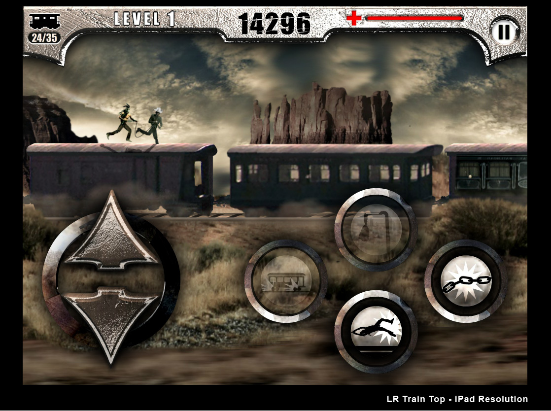 The Lone Ranger: Train Top Sprint