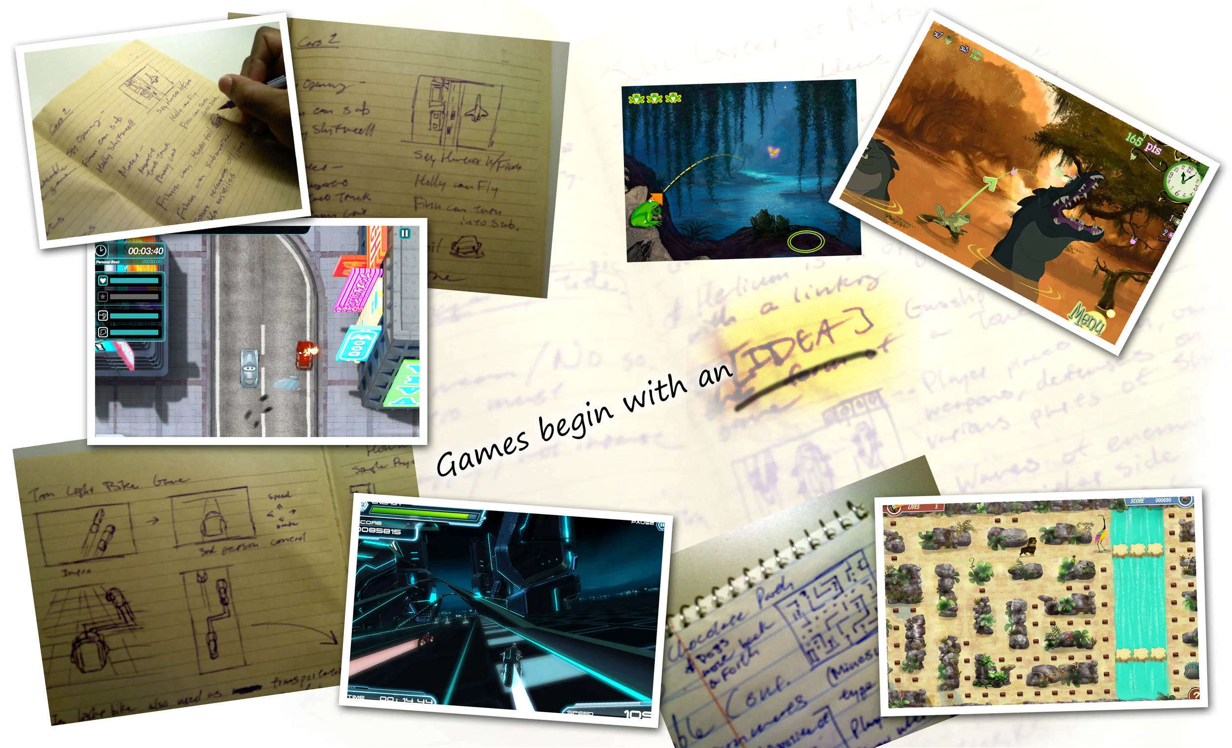 Games Begin with an Idea