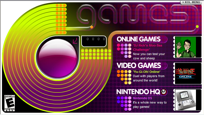 KOL Games (AOL Kids)
