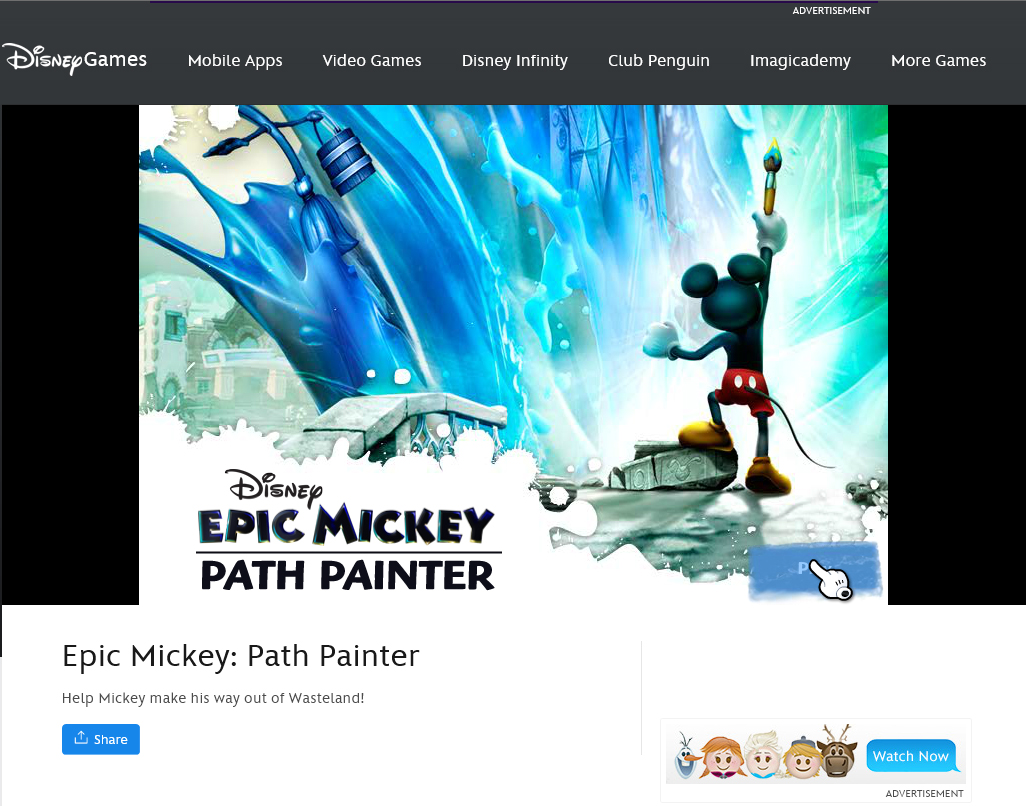 Epic Mickey Path Painter