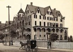 The Ocean House, circa 1844, stood where the current Stop & Shop Plaza is today.