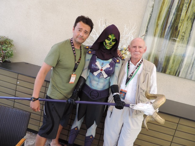 Brian Dobson and Alan Oppenheimer, the original Skeletor.