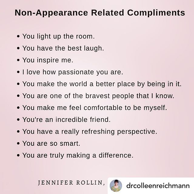 Even a &lsquo;good&rsquo; appearance-based compliment can be painful. It can become a standard that must be kept or a reminder that you are valued for how you look. What a gift it would be to truly see someone and tell them what their presence and gi