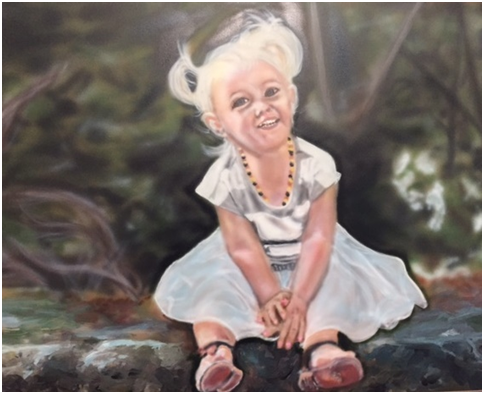 Airbrush painting 18 x 24