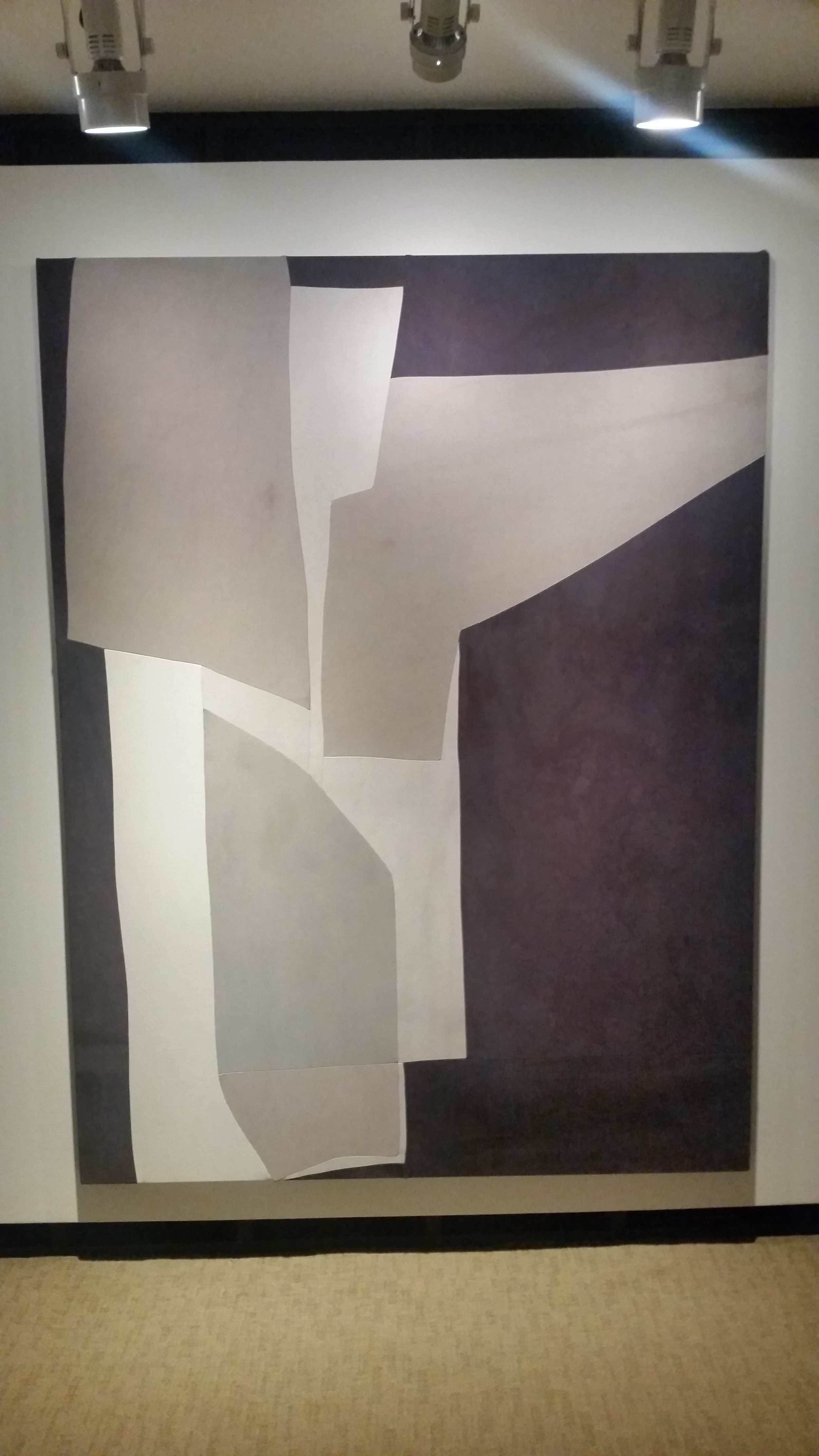 Pipe Dreams by Colleen Heslin. Dye on linen.