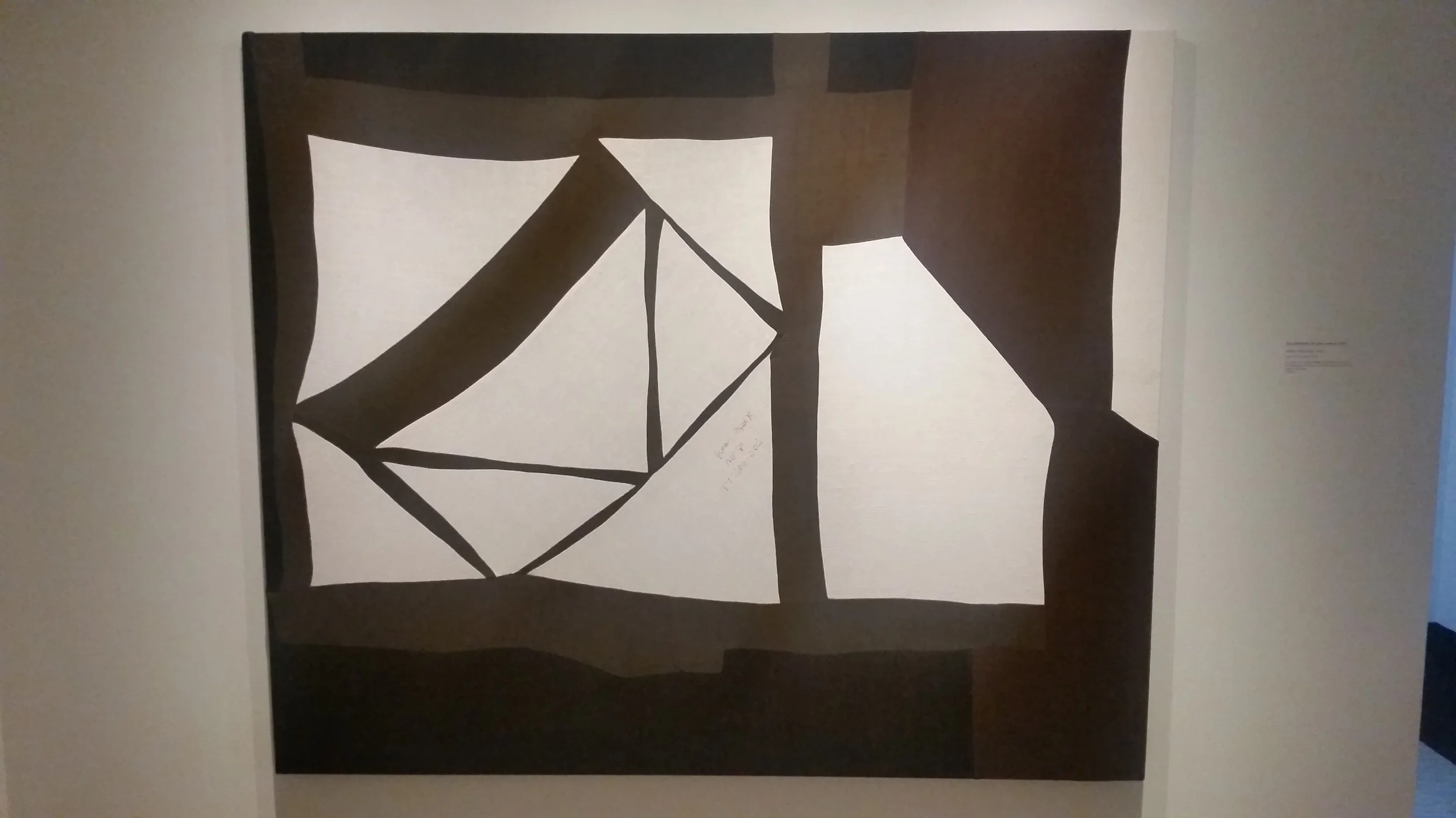 Fermi Problems by Colleen Heslin. Dye on linen.