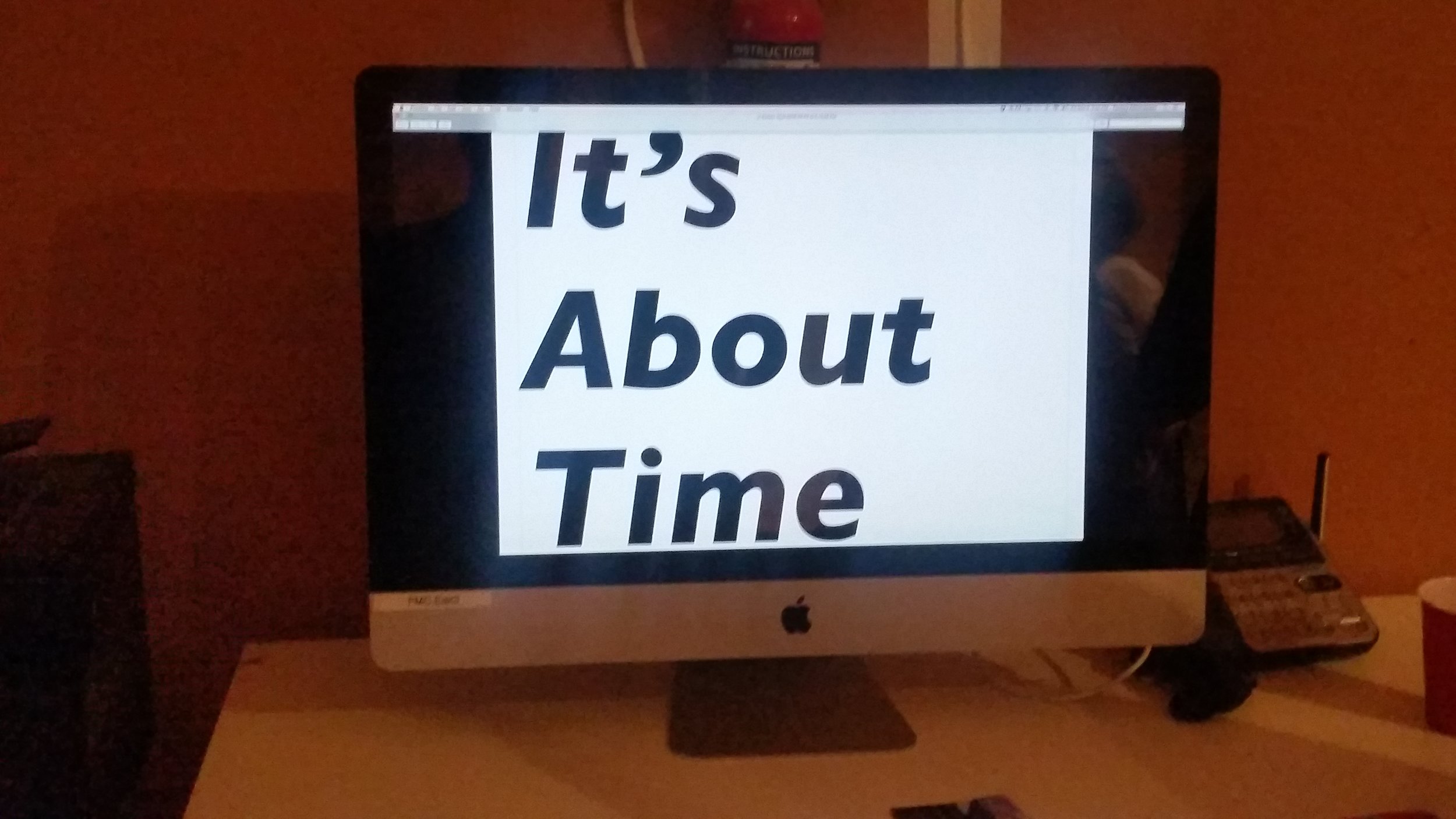 It's About Time. An exhibition of work by Adrian J. Miller at Factory Media Centre