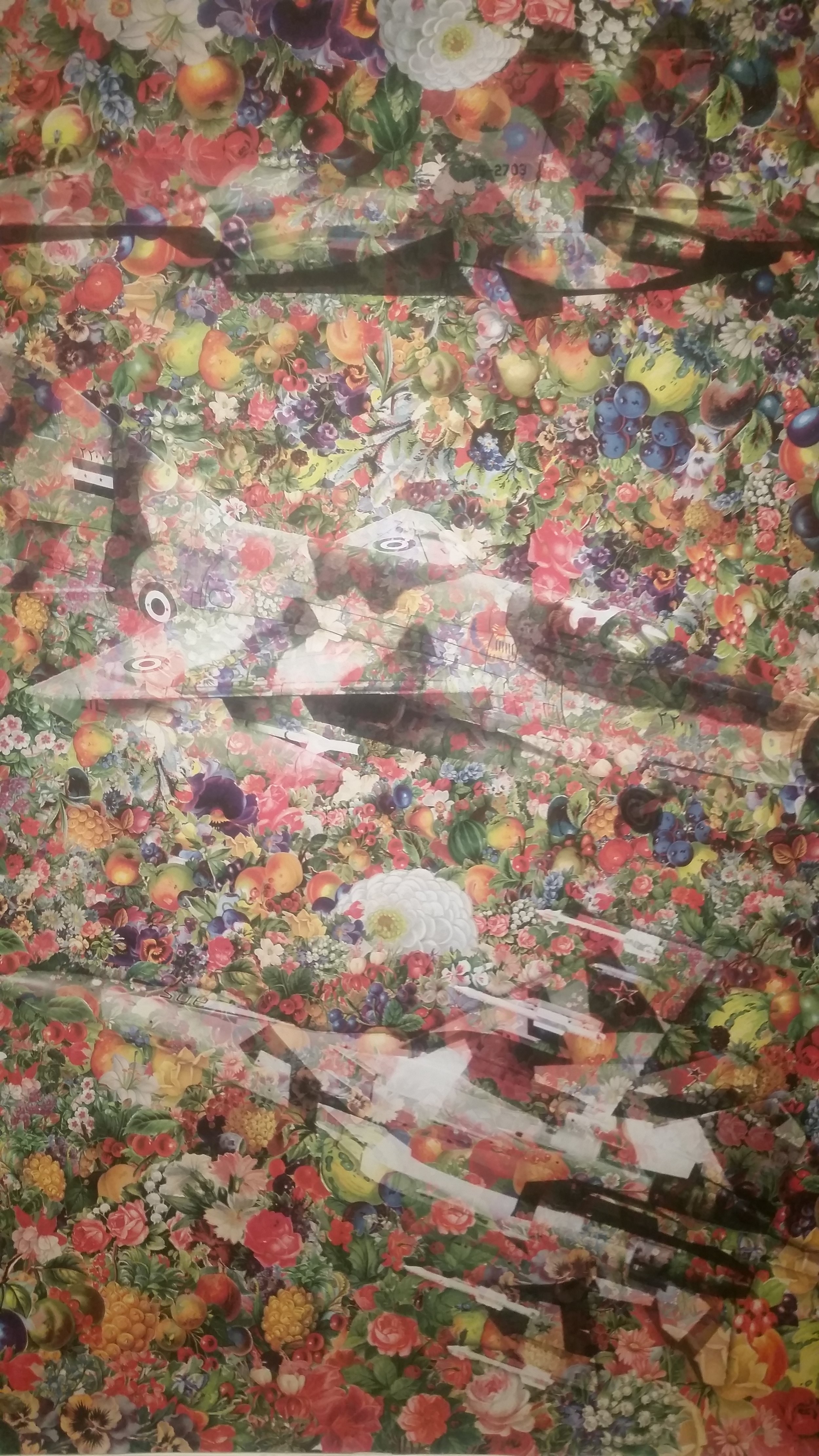Part of "The Queer Army" by Rey Midax. This installation takes current events into consideration such as the conflicts in Syria and the war on terrorism and transplants those visuals into a celebration of inclusiveness, plurality and acceptance. The Queer Army is a symbol of the war effort for peace and how we understand those concepts from a safe distance while camouflaging violence with a tutti-frutti coating.