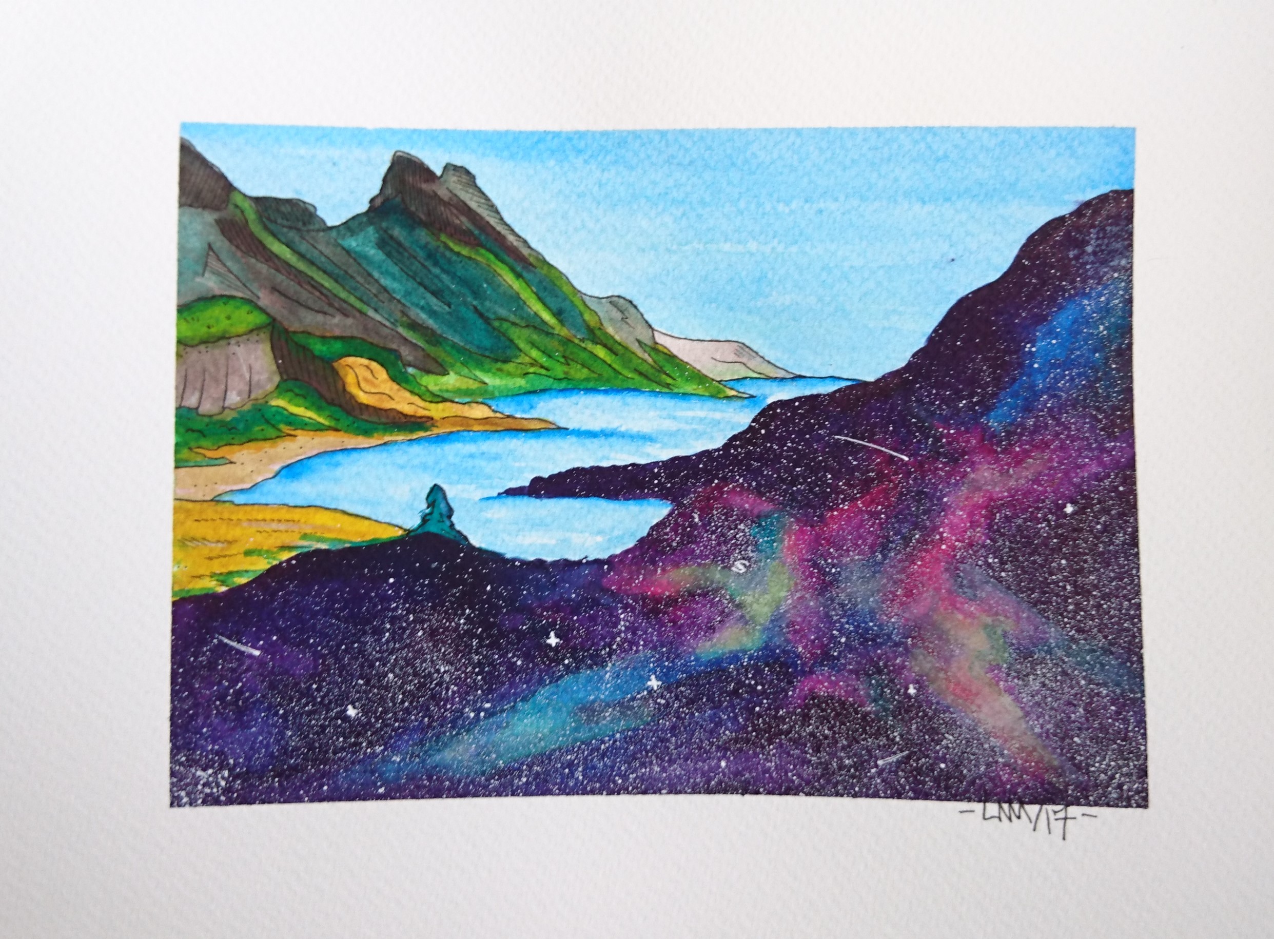 "The Universe Listens"
5" x 7" Watercolor 2017
