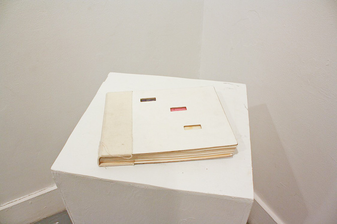 Stefan Herda, Colour Manual . Hand bound book, mixed media. 9" x 11.25". 2010. 45 pages.