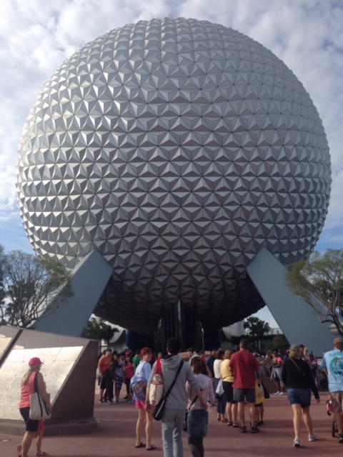 Front entrance at Epcot
