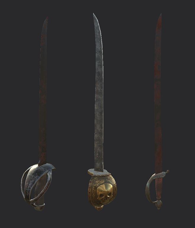 Pirate Sword Variations