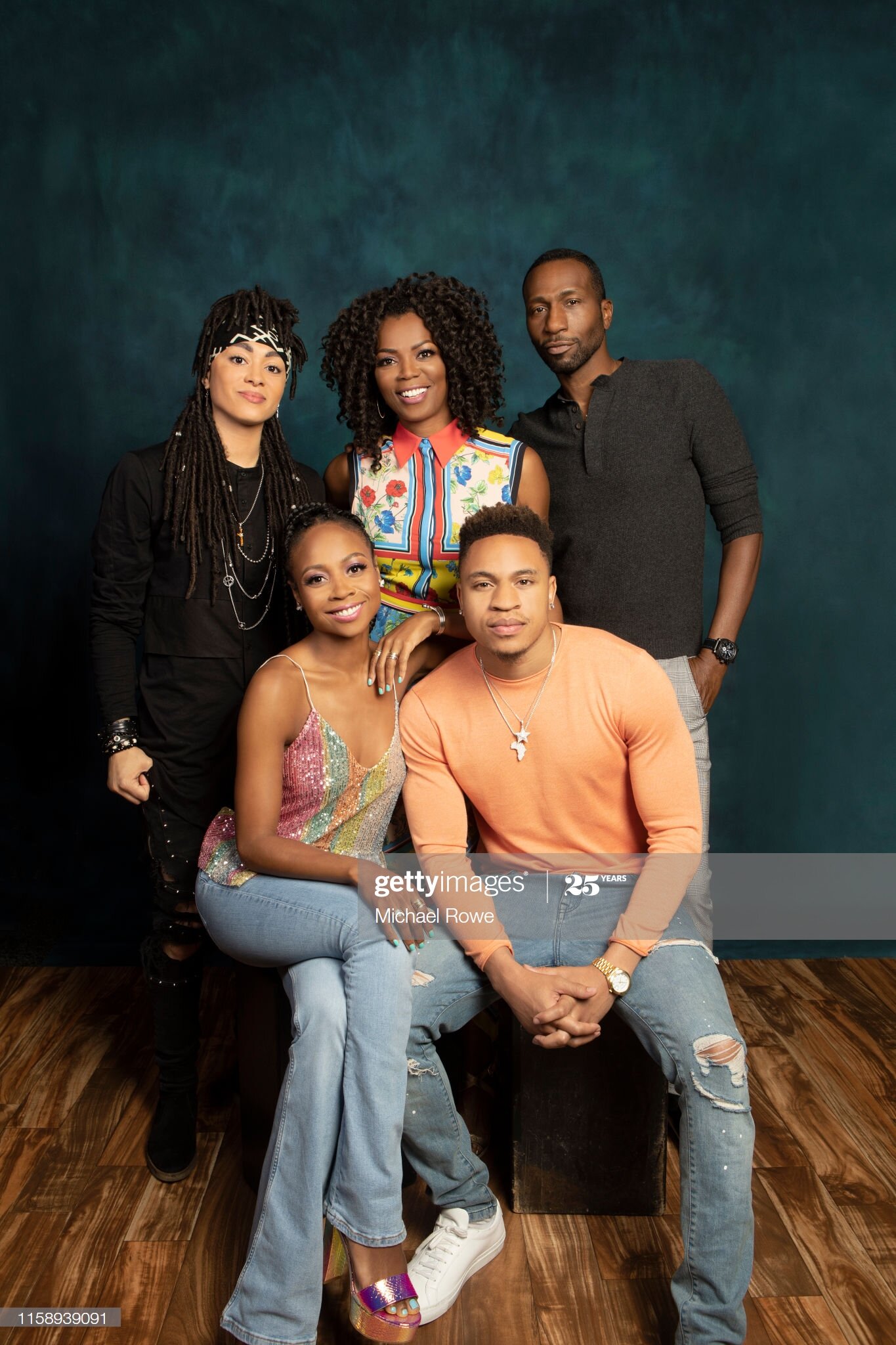  Actors Amber Whittington, Vanessa A. Williams, Leon Robinson, Rotimi and Sheria Irving from 'A Luv Tale' are photographed for Essence.com on July 6, 2019 at 2019 Essence Festival in New Orleans, Louisiana. (Photo by Michael Rowe/Contour by Getty Ima