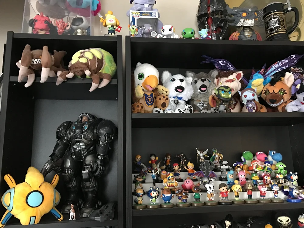 The Blizzard & Amiibo Shelf