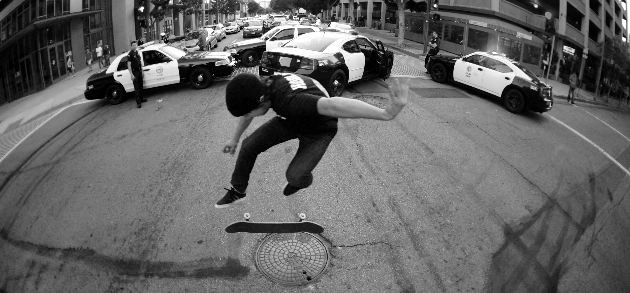 Steve Hansen 360 flip -Downtown L.A.