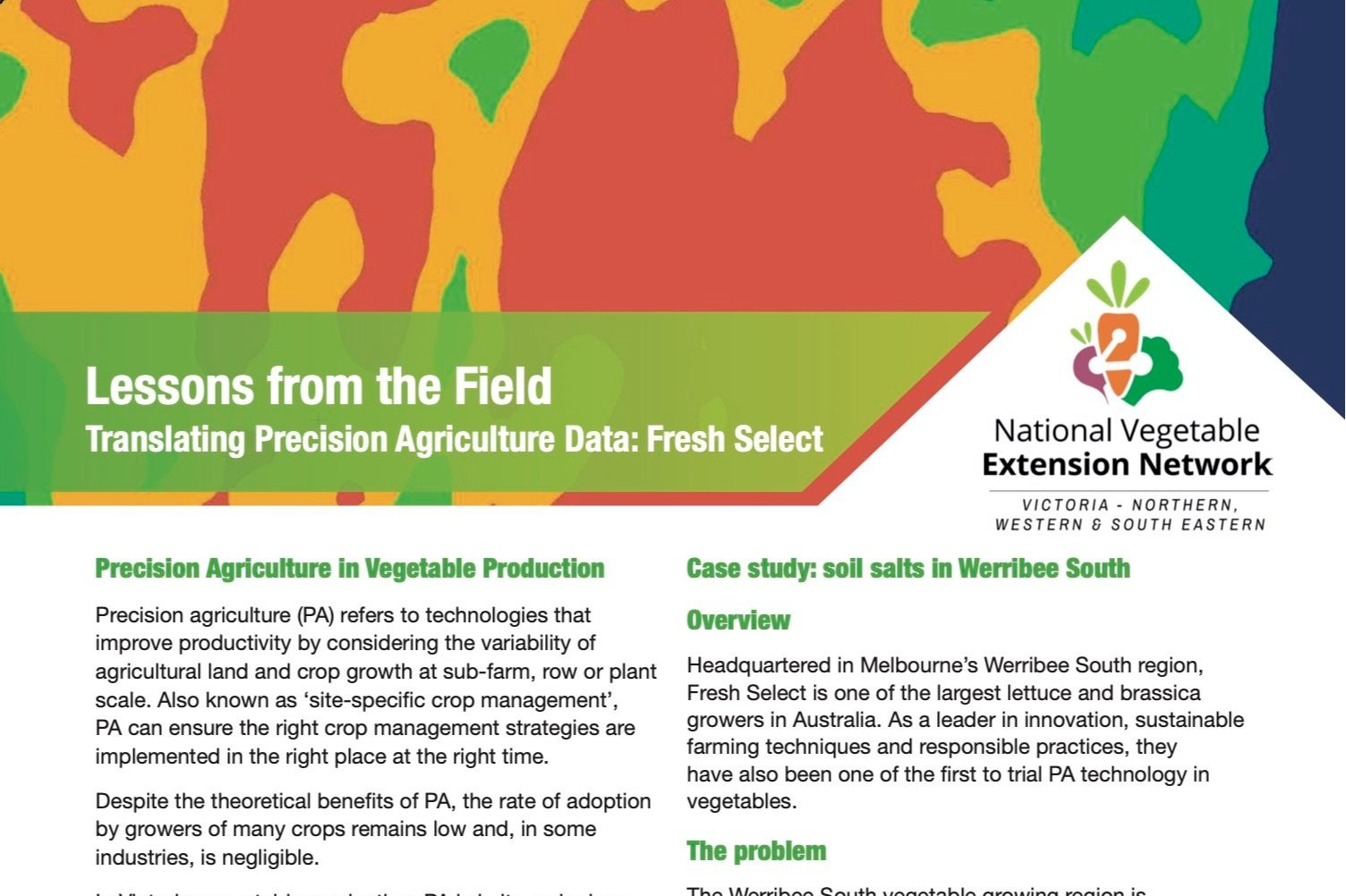 Lessons from the Field: Translating Precision Agriculture Data