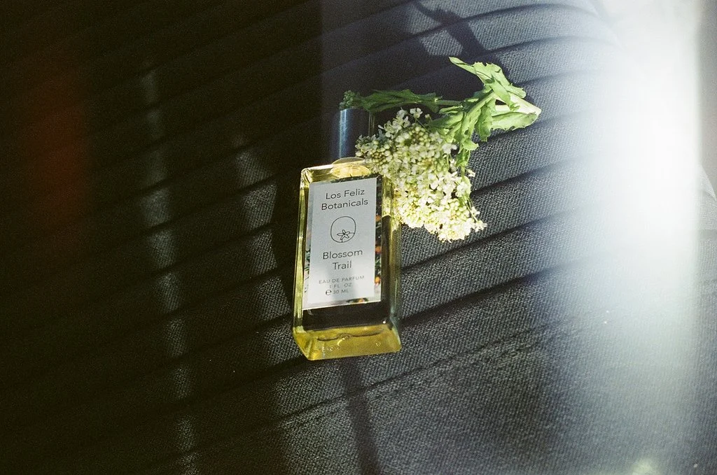 Los Feliz Botanicals - Natural botanical perfume - Blossom Trail - Bright Sweet Floral Citrus Fragrance - Orange Flower Cognac Bergamot