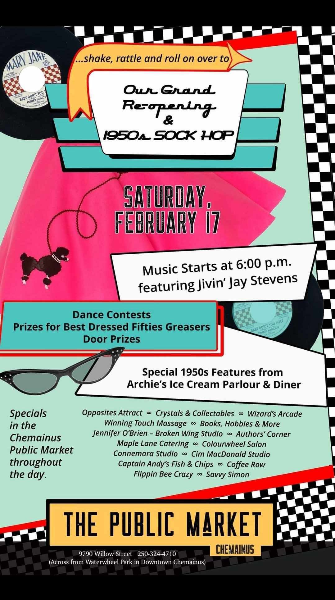 1950s Sock Hop (Chemainus Public Market)