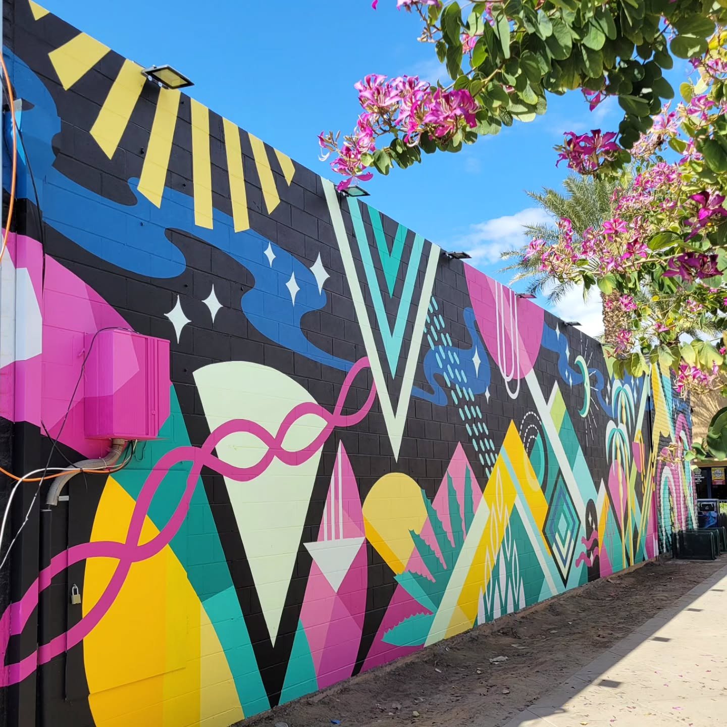 Blacklight Mural for City of Indio