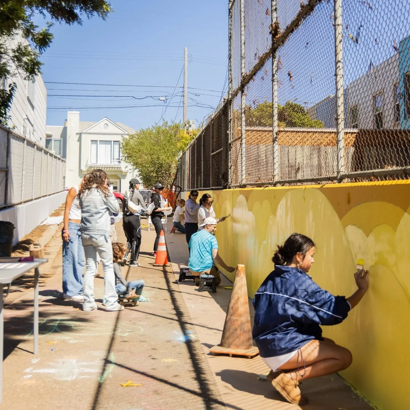 If you think a mural is just paint on a wall, think again! 
Every painting has the power to transform a place - and the people who share it.&nbsp;

During Paint Day for Ledyard Alley Sunshine, families, friends, and community members gathered to add 