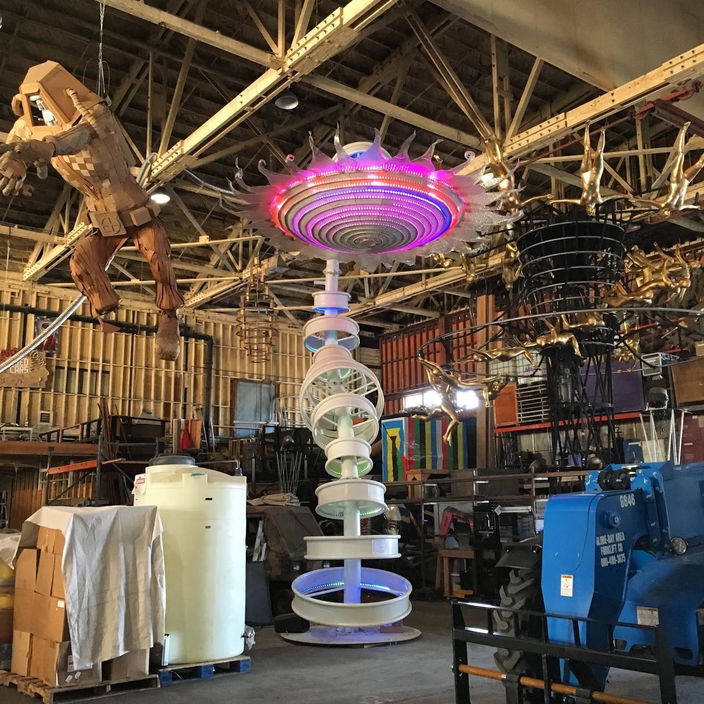 The name Building 180 is more than a title. It&rsquo;s a story.📖

The name pays homage to a Treasure Island hangar that once housed 40 studios and hundreds of artists building BIG art together. Though demolished in 2016, its spirit lives on in every