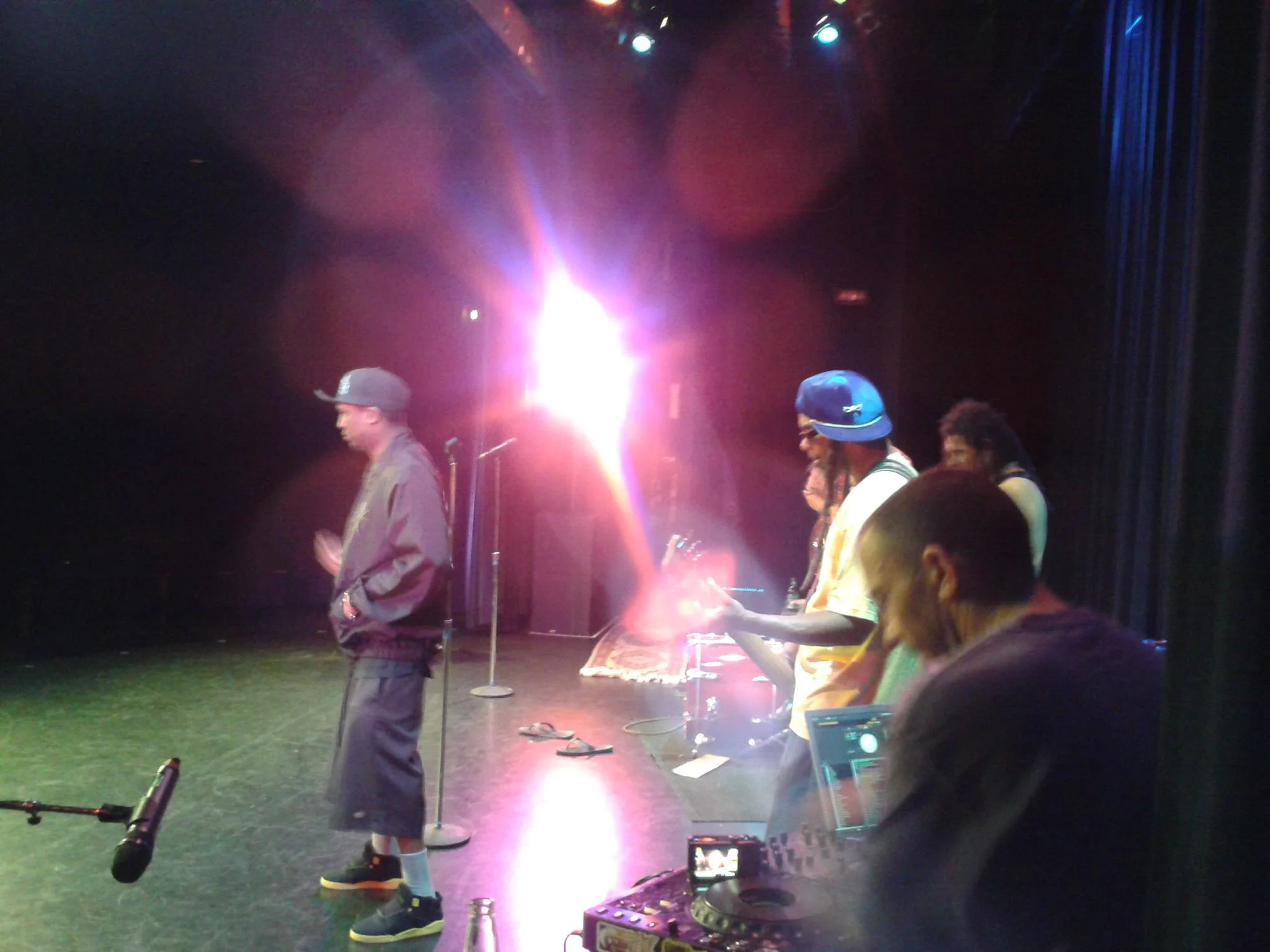 with Longevity, Norwood Fisher, Eric McFadden, Crash Carson - Fishbone Documentary premier. Hollywood.