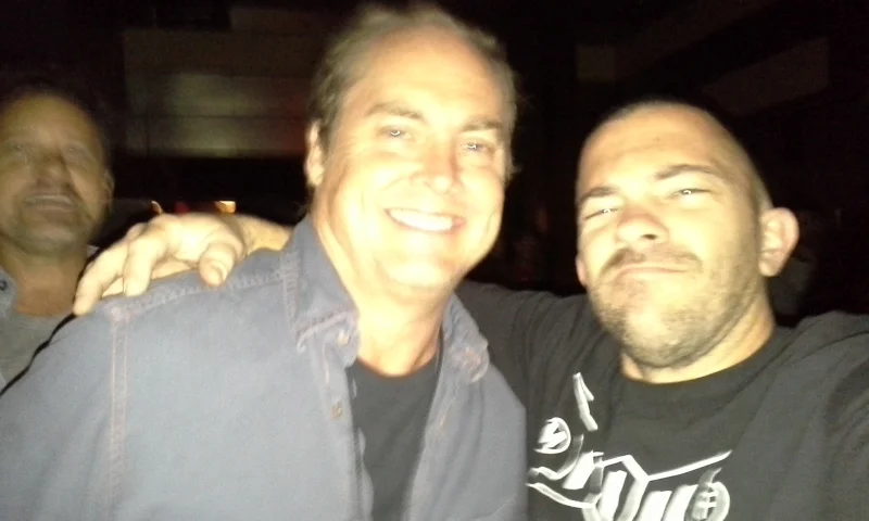 with Bass legend, Jimmy Earl. Venice.