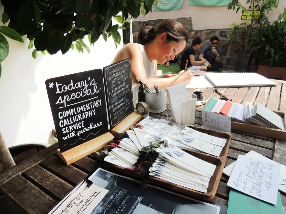 Calligraphy station