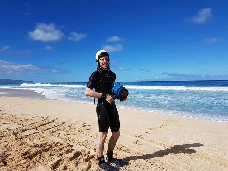 Shooting in Water At Pipeline/ Backdoor in Oahu in 2017