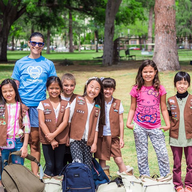 We had a wonderful day with these amazing #girlscouts! Thanks so much to all these hardworking ladies, and their parents, who helped pack and distribute bags! You truly made a difference today!