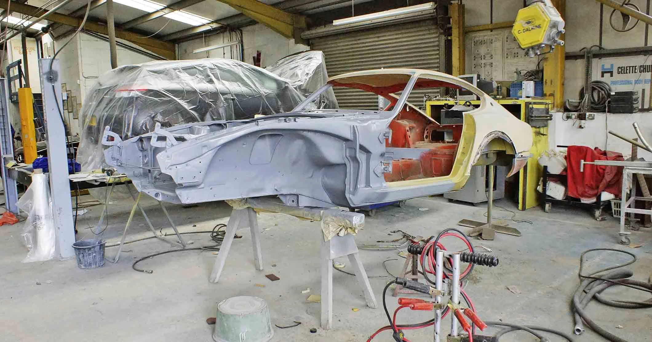 Paul Henley stripped his new project with a view to carrying out a bare metal, nut and bolt restoration. He’d managed to secure a rotisserie that had last been used to hold a Triumph Stag and soon had the shell suspended. This allowed hime to strip it to the bare metal, primarily with a blow torch and scraper to remove the original underseal protection from the floors. Find out what happened next, in the new issue of Practical Classics…