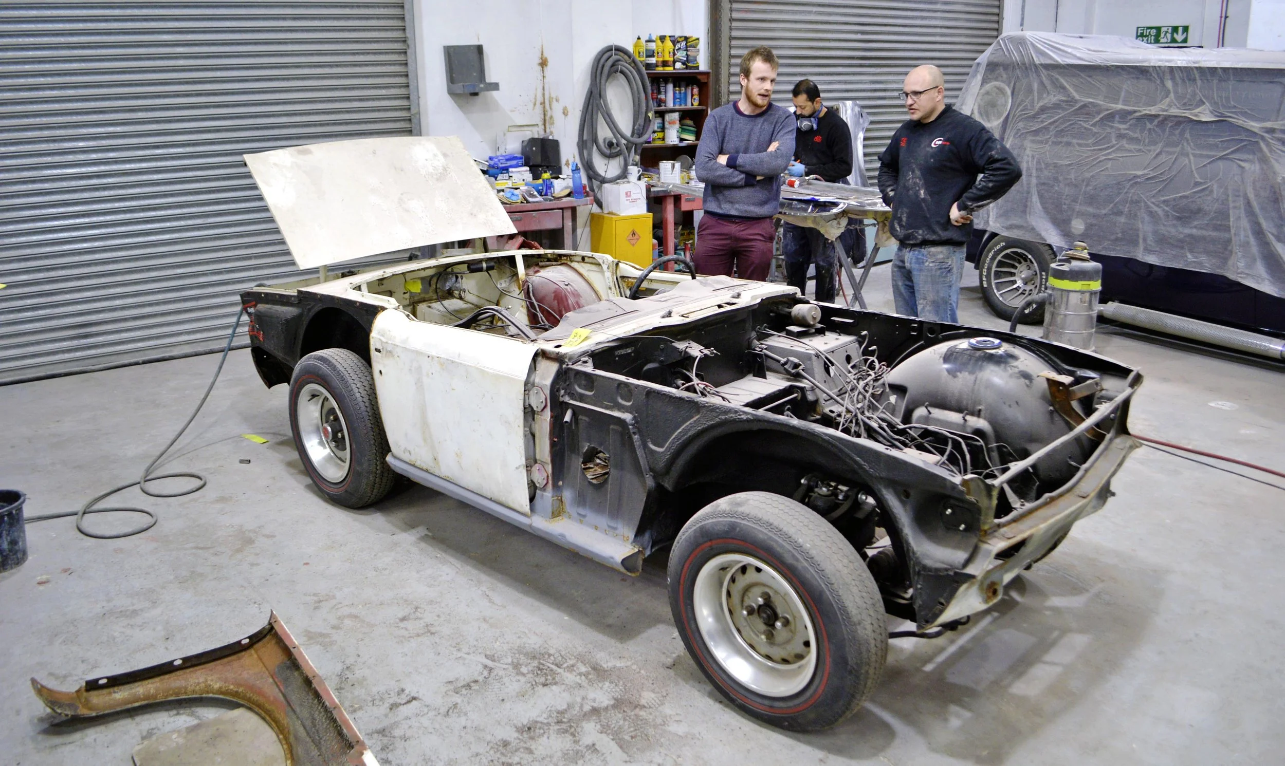 Along with the arrival of the amazing Standard Ten, our Triumph TR6 will be rebuilt live on stage at the Practical Classics Classic Car & Restoration Show with Discovery at the NEC on March 22-24. Read about how the lads are getting on with the preparation work in the April issue of Practical Classics!