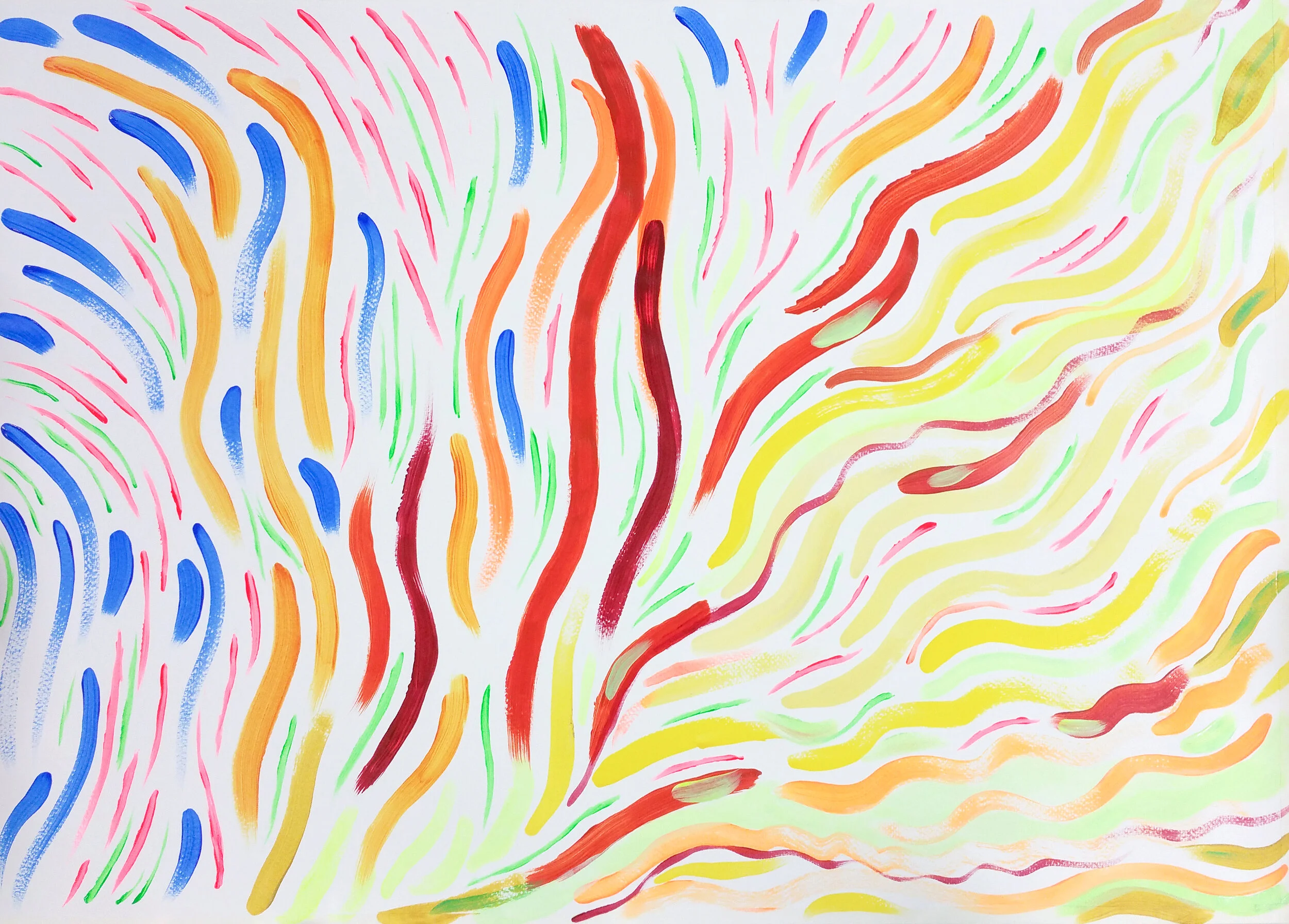  The visualisation of a conversation and the collaborative painting from  one session 