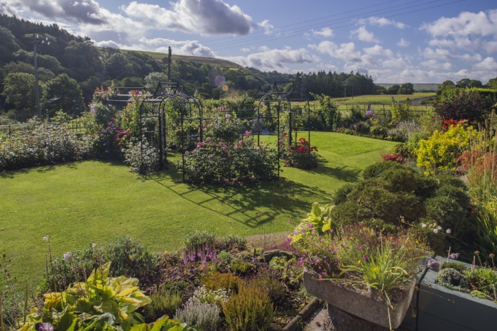 With jaw-dropping views of the surrounding countryside, the owner of this colourful Durham plot has strived to keep them unobscured